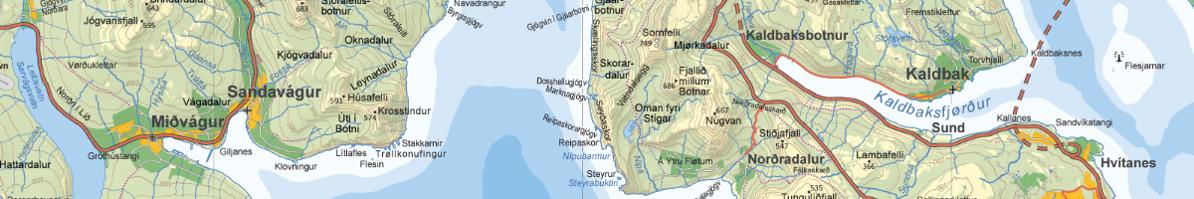 Føroyakort 1:100.000 (2022)