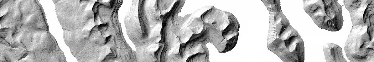 Skuggakort (hillshade)