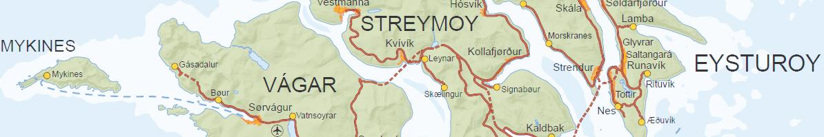 Føroyakort 1:500.000 (2025)