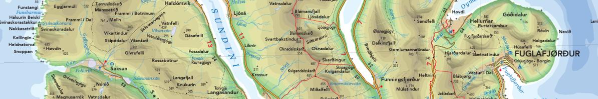 Føroyakort 1:100.000 (2021)