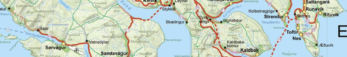 Føroyakort 1:200.000 (2024)